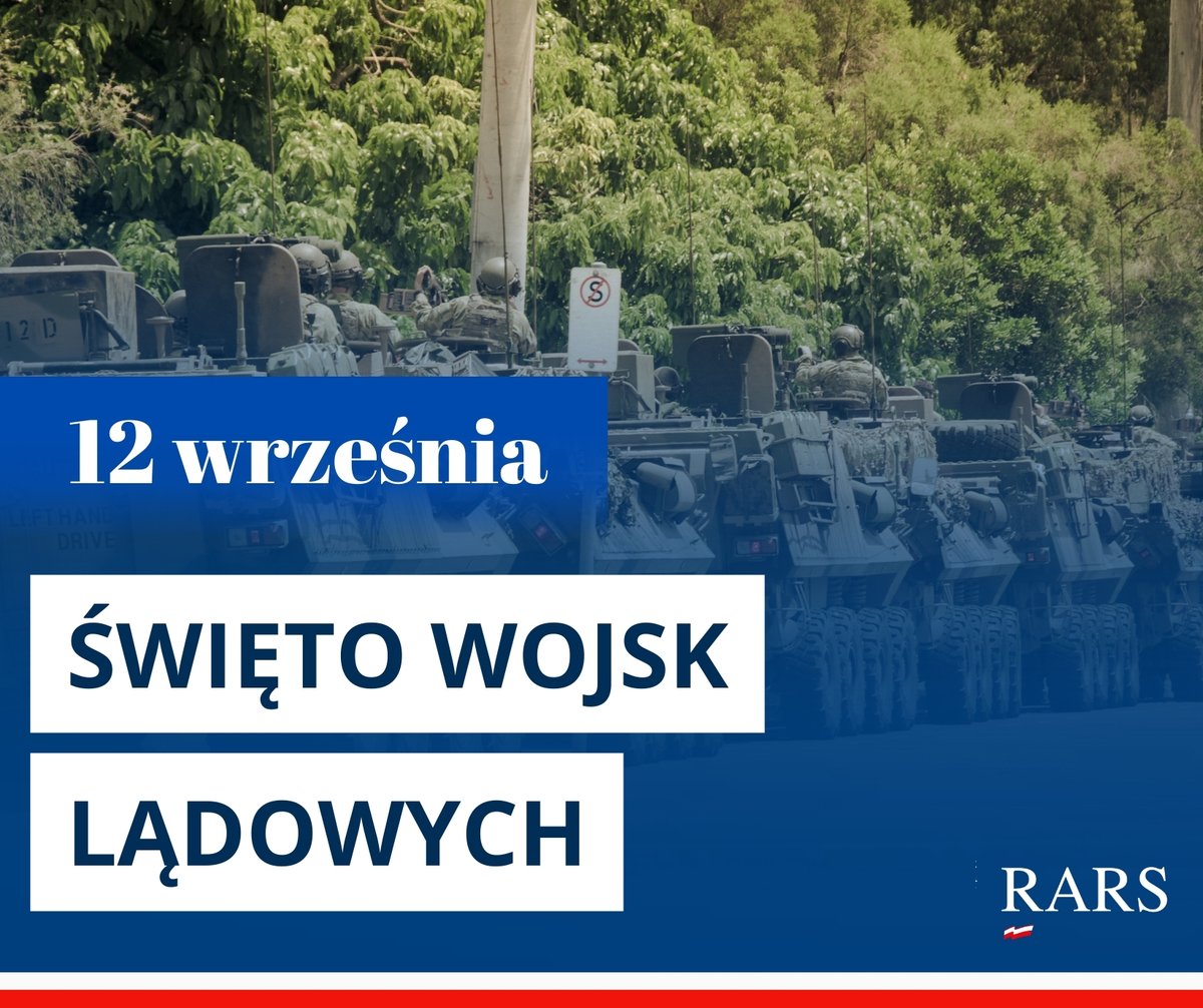 🇵🇱 Święto Wojsk Lądowych 🇵🇱

Dziś obchodzimy Święto Wojsk Lądowych – najliczniejszego rodzaju Sił Zbrojnych RP.
Z tej okazji składamy żołnierzom oraz pracownikom cywilnym wojska wyrazy uznania i wdzięczności za codzienną służbę, odwagę i gotowość do obrony Ojczyzny.

RARS z dumą