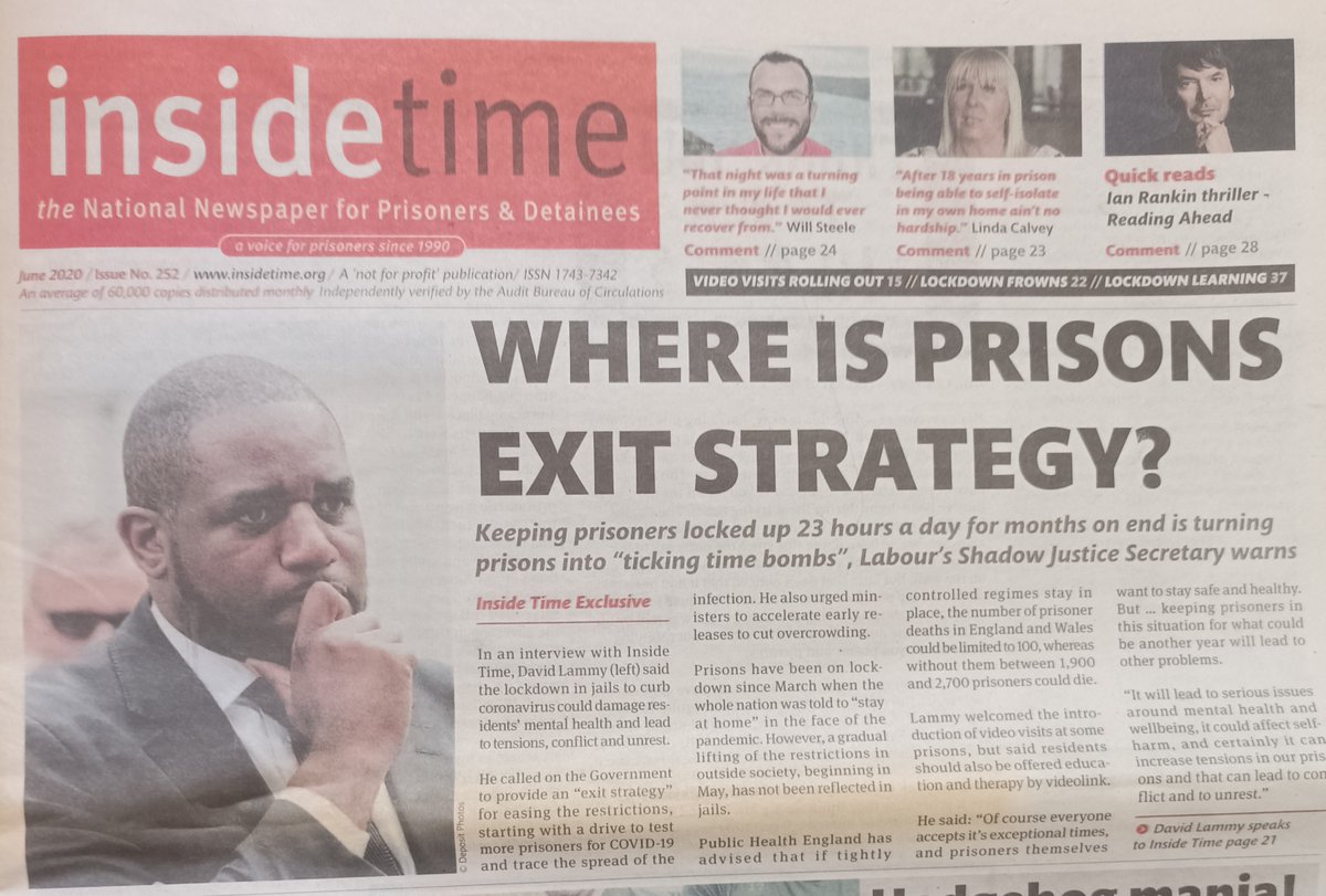 InsideTime (@insidetimeuk) on Twitter photo When we interviewed <a href="/DavidLammy/">David Lammy</a> as Shadow Justice Secretary in 2020, he told us "We are locking a lot of people up" and "I don't believe we should be building more prisons". Now he's Justice Secretary, have his views changed? #Reshuffle When we interviewed <a href="/DavidLammy/">David Lammy</a> as Shadow Justice Secretary in 2020, he told us "We are locking a lot of people up" and "I don't believe we should be building more prisons". Now he's Justice Secretary, have his views changed? #Reshuffle