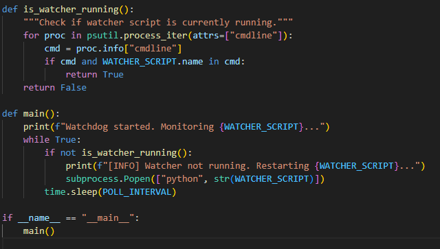MIEL_AI_MUSIC's tweet image. time to learn #python... and what could be better than creating a script that can create new #pythonscripts from my bio?
Including a #watchdog, running as a #windows service!