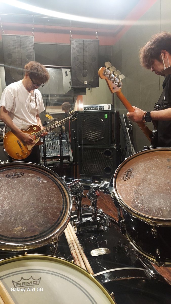 来週のLIVEの為にStudio練習☺