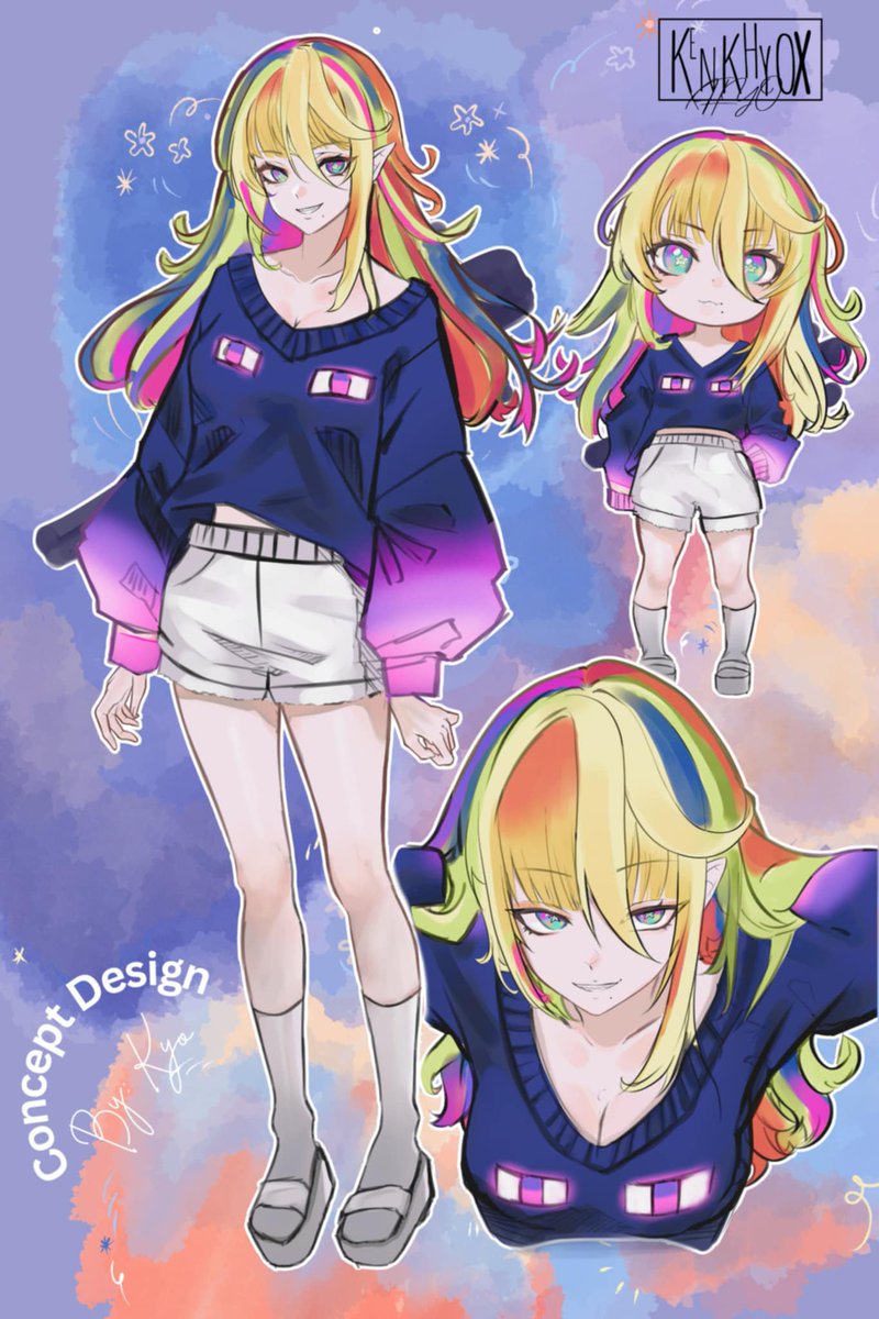 kenkhyox's tweet image. ✧♡ Hello everyone! ♡✧
I’m Kenkhyox, but you can call me Khyo / Kyo (〃ω〃)✧
This year marks my 4th year in the freelance art industry, and I truly wish for this journey to continue even further.