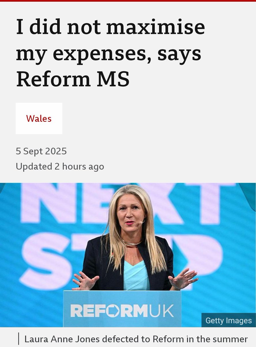 Joe___Allen's tweet image. Who would have guessed that Laura Anne Jones - an ex-Tory MS who was not trusted with any significant role for the Welsh Cons in her 9 years in the Senedd - would prove to be a liability for Reform?