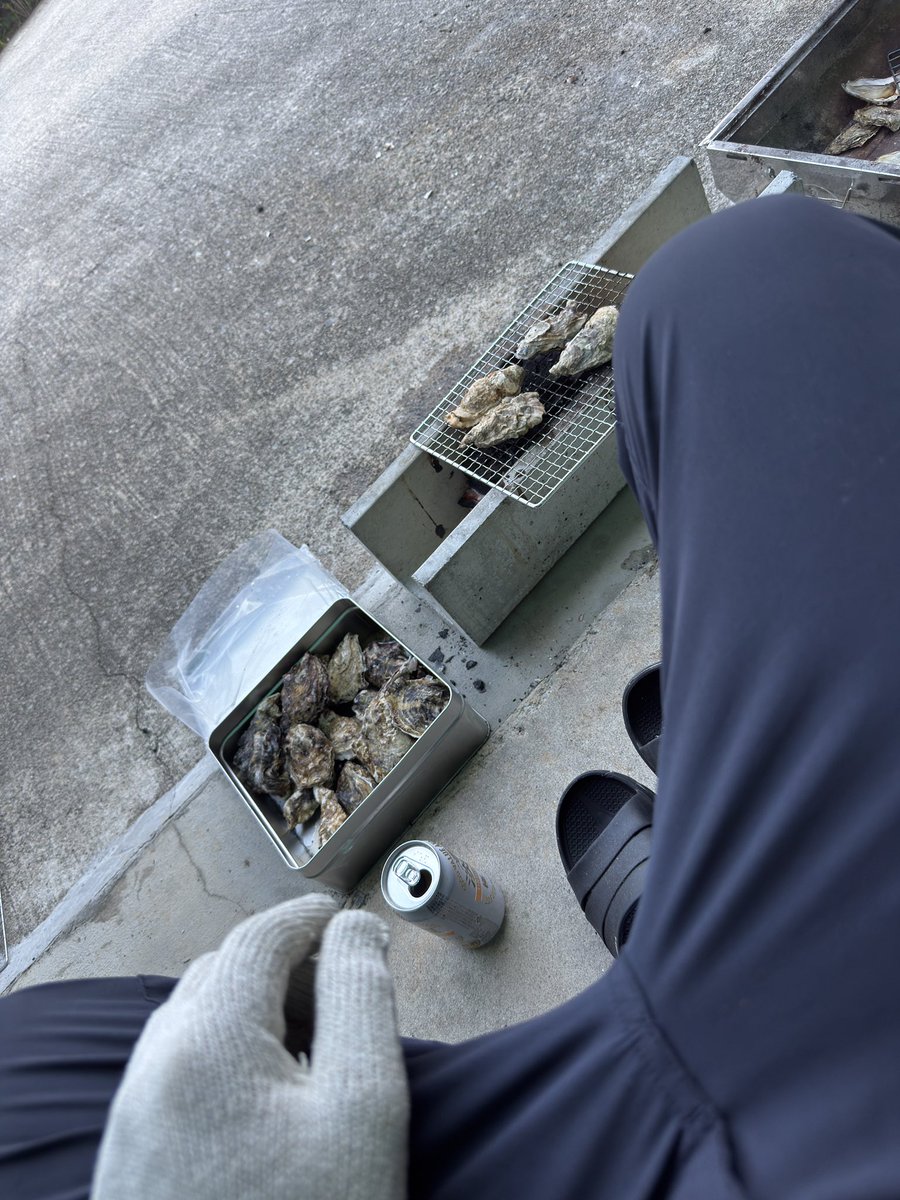 PSO2_Noa_ship1's tweet image. 30歳がただ一人で牡蠣パしてる図🦪