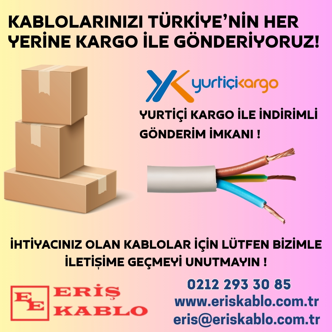 İhtiyacınız olan kabloları, Türkiye’nin her yerine gönderiyoruz! Yurtiçi Kargo ile kablolarınız uygun gönderim ücretleri ile kapınızda!

WhatsApp 📞 0537 313 70 15

#erişkablo #bakırkablo #ttrkablo #nyafkablo #antigron #kablotesisatı #tesisat #elektrik #karaköy #yurtiçikargo