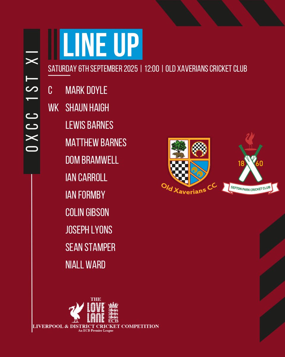 oldxavscc's tweet image. ‼️TEAM NEWS‼️
Teams for our matches today👇🏼