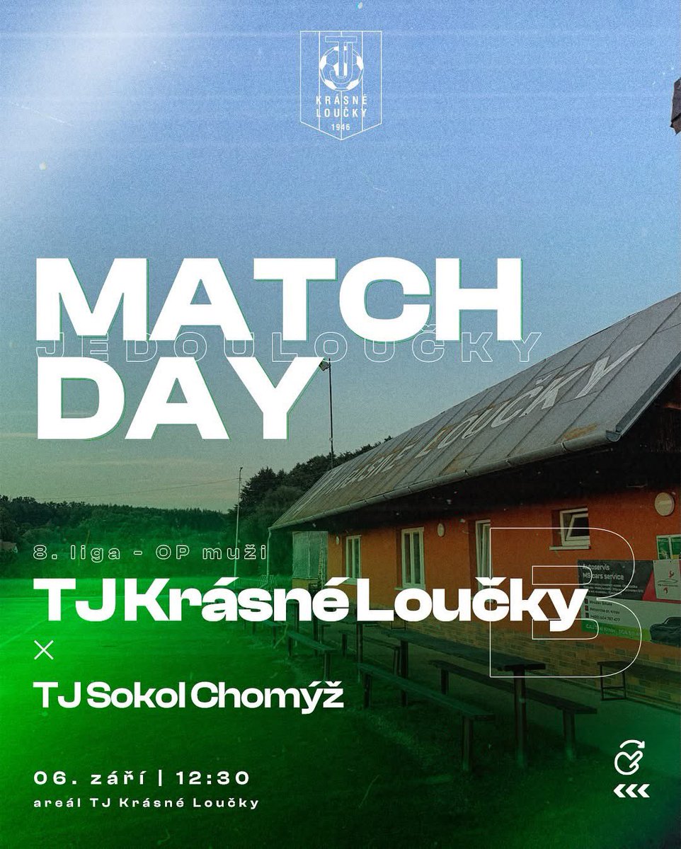 zahros1922's tweet image. Kdysi mega derby se stovkami diváků 👌 … dnes “jen” souboj našeho B proti Chomýži u Krásných Louček 😅
Jedou Loučky 💚⚽️
#jedouloucky
#okresniprebor