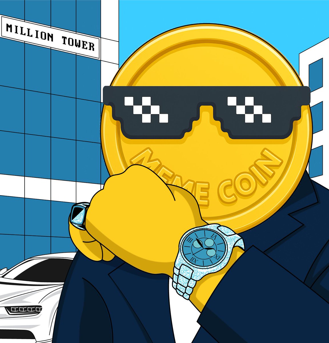 <a href="/thememecoincult/">Memecoin</a> Call it luck, I call it boss level hodling $MEMECOIN

Entry 4  🎨🔥

OG Art made with Adobe illustrator 

<a href="/thememecoincult/">Memecoin</a> 
$MEMECOIN