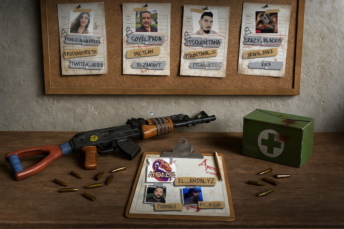 APOCALYPSE_RUST's tweet image. Pollooo, polloooooo🍗

¡Bienvenidos a #ApocalypseRust!

🔥 @EAndalyz86454 + @poionako + @By_Ikigai

🔥 @PrincessRealeza + @FrodoNoyreth + @Twitch_heidii

🔥 @SoyElPada  + @Mictlan_97 + @ElZaikaYt

🔥 @ItsQuintana + @Pquintana21  + @ItsAguirres

🔥 @xonpy77 + Jirafa_Mike + k1k3…