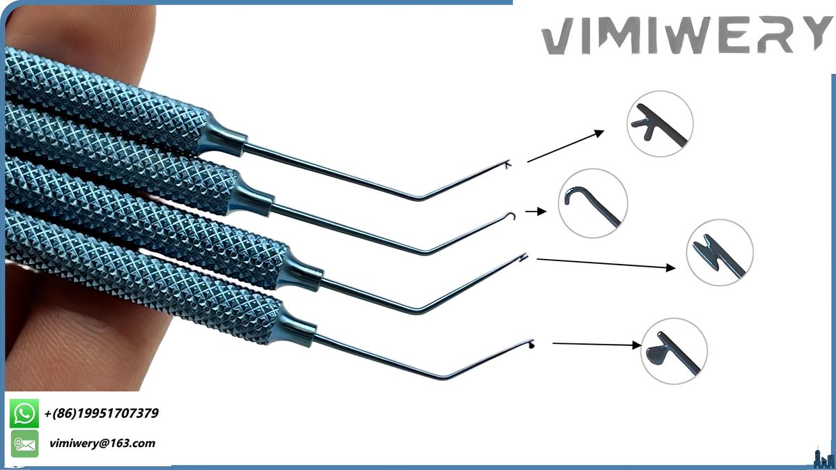 vimimery's tweet image. #IrisHook
We offers professional #ophthalmic #surgical #instruments. Designed for precise iris manipulation in eye procedures, ensuring gentle and stable handling. You can contact us for more details.
Email: vimiwery@163.com
ebay.com/usr/vimiwery

#eyes #ophthalmology #eye