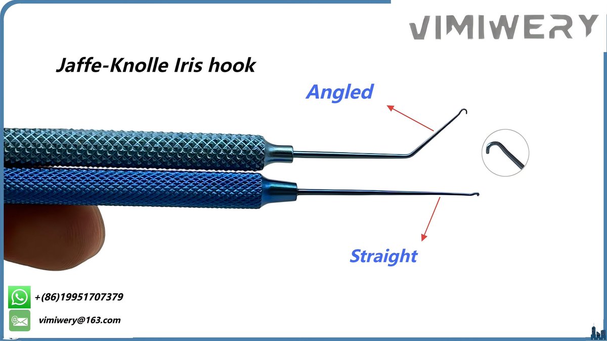 vimimery's tweet image. #IrisHook
We offers professional #ophthalmic #surgical #instruments. Designed for precise iris manipulation in eye procedures, ensuring gentle and stable handling. You can contact us for more details.
Email: vimiwery@163.com
ebay.com/usr/vimiwery

#eyes #ophthalmology #eye
