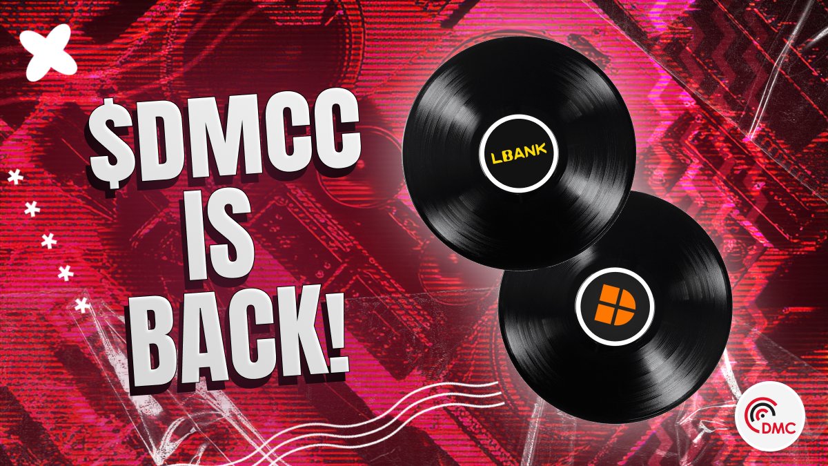 DMC-DAO (@dmcdao) on Twitter photo 📀 $DMCC IS BACK!
Trading is LIVE now on <a href="/LBank_Exchange/">LBank.com</a> & <a href="/deepcoin_news/">Deepcoin News</a> 
Who’s ready for the run? 🔥 📀 $DMCC IS BACK!
Trading is LIVE now on <a href="/LBank_Exchange/">LBank.com</a> & <a href="/deepcoin_news/">Deepcoin News</a> 
Who’s ready for the run? 🔥