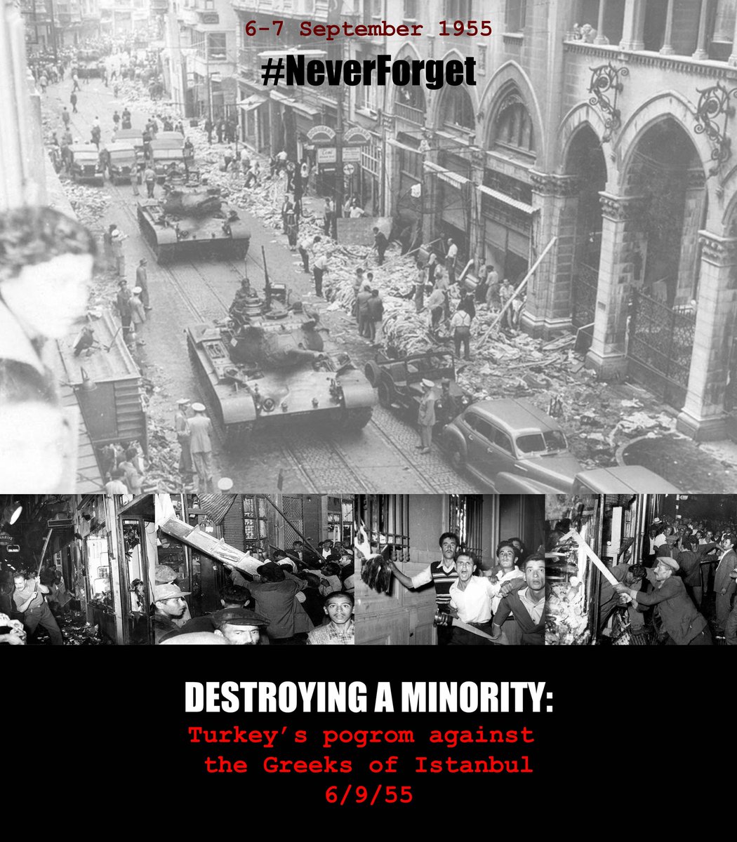 The Turkish pogrom against the Greeks of Istanbul which began on 6 September is one of the deepest wounds in the collective memory of the Greek nation. 

A state-orchestrated campaign of violence against the ethnic Greek community and the Ecumenical Patriarchate, which destroyed
