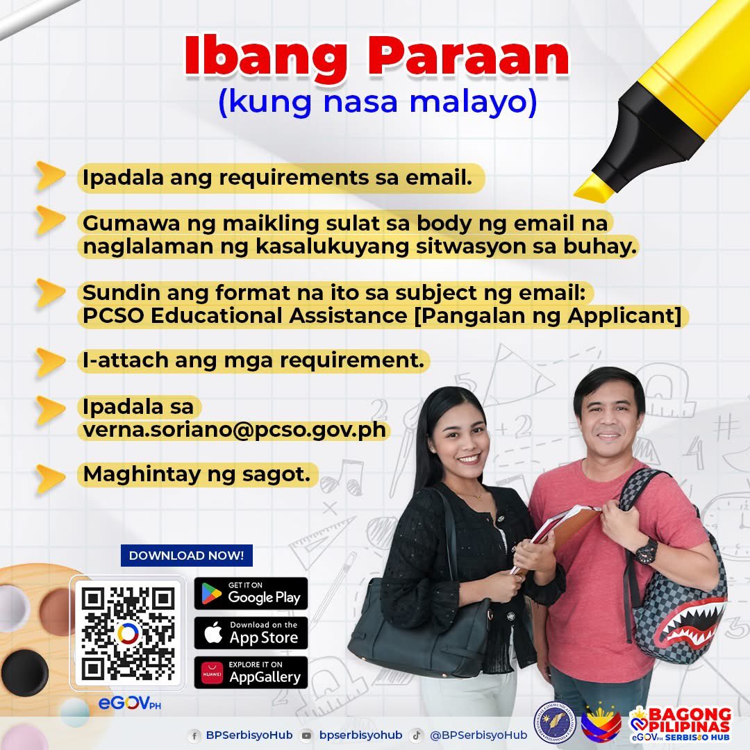 PIA_RIII's tweet image. Lahat ng aplikasyon ay isinasagawa sa pamamagitan ng #eGovPHApp—basahing mabuti ang mga panuto.

Form link: tinyurl.com/bpeshpcsoeaaf

#BagongPilipinas
#PublicService 
#SerbisyoHub
#OneStopShop
#IntegratedStateMedia
#ISM