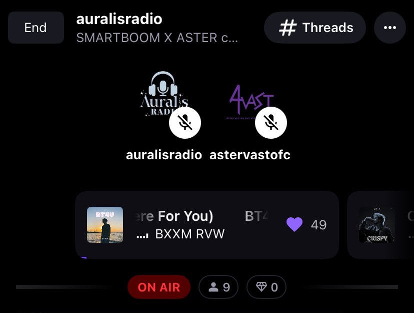 AuralisRadio's tweet photo. 🔴We are ON AIR with @AsterVast_ofc!
Auralis, day-1 collab streaming has started! Join us:
📻https://t.co/q8AIDUbxcA
Leggo!
#สมาร์ทบูม #SmartBoom #Auralis
#ASTER #ASTER_LAYAG https://t.co/zdfxFVzAfE