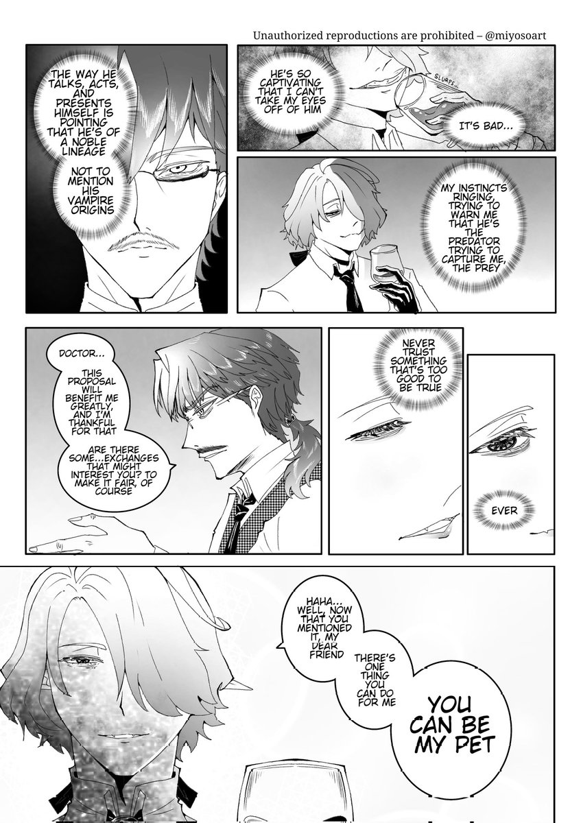 🪶 Lettou ▪︎ Sanguinarch, Duq'arael 🩸
[🪐]: Modern AU
#Arknights #アークナイツ #ドゥカレト