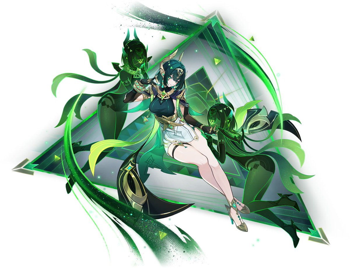 SkyNixMoon's tweet photo. #GenshinImpact 6.1

Nefer sera jugable en esta versión, imagenes de su arma y sus Namecards

#NodKrai #原神 #原神6ꓸ0
By: HomDGCat https://t.co/h0Pr13N40i