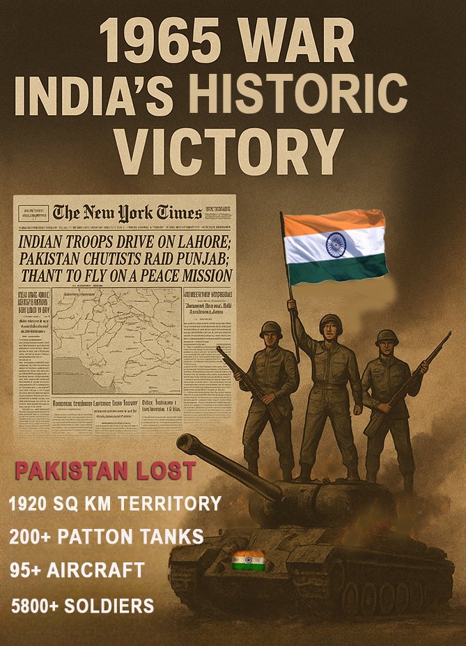 Saan_Ekashmir's tweet photo. 06 September 1965. Not a day of pride, but of Pakistan's great humiliation.
200+ tanks destroyed, Indian flag raised deep inside Lahore sector. Even their
Information Minister admitted defeat. #PakistanHumilitationDay
#DefeatDayNotDefenceDay #IndiaWonPakistanLost #1965War https://t.co/HpBCDEyopZ