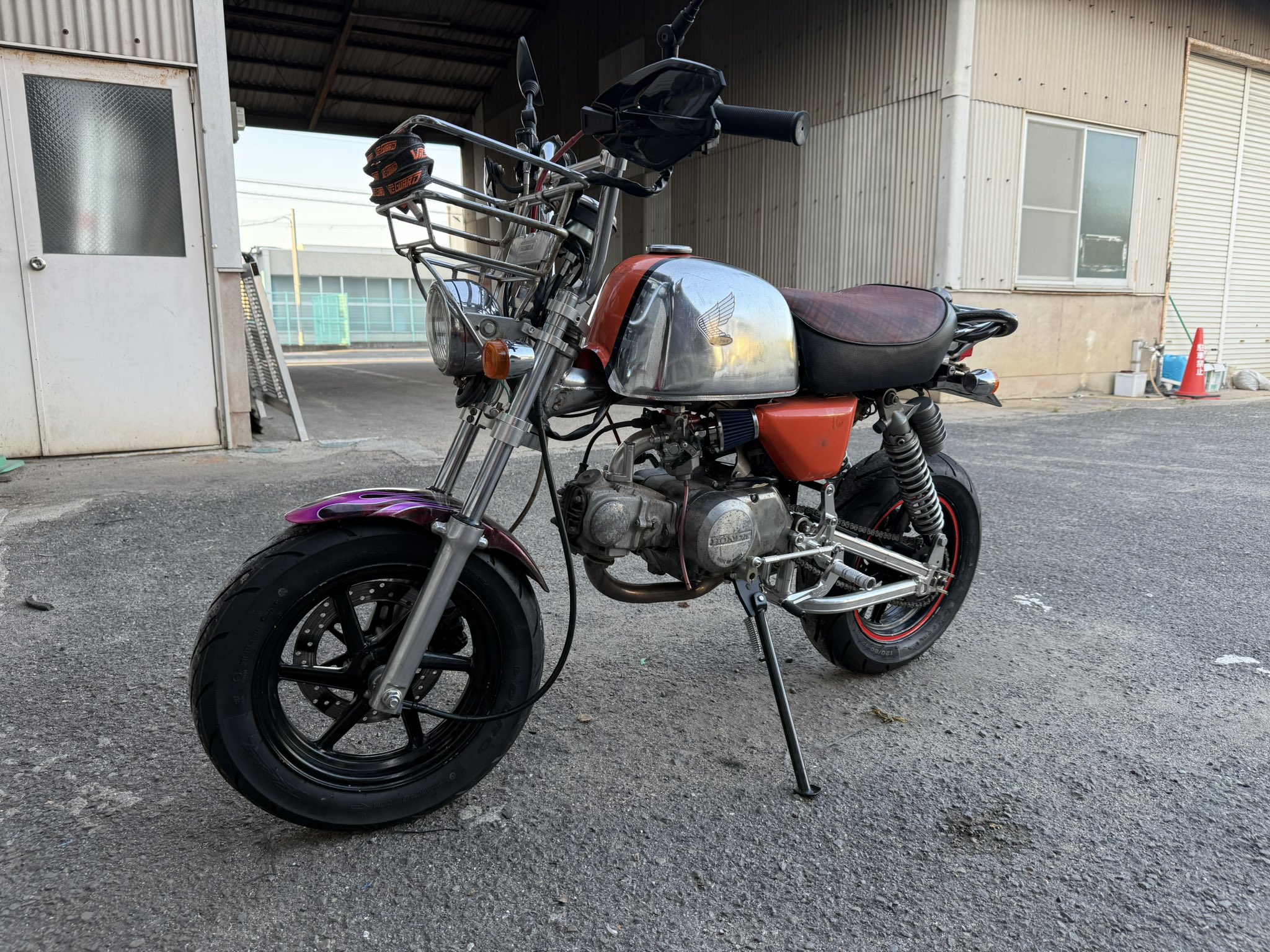 たくひろ sk.0008AW25-gray フィッシャーマンズクルーネックセーター The