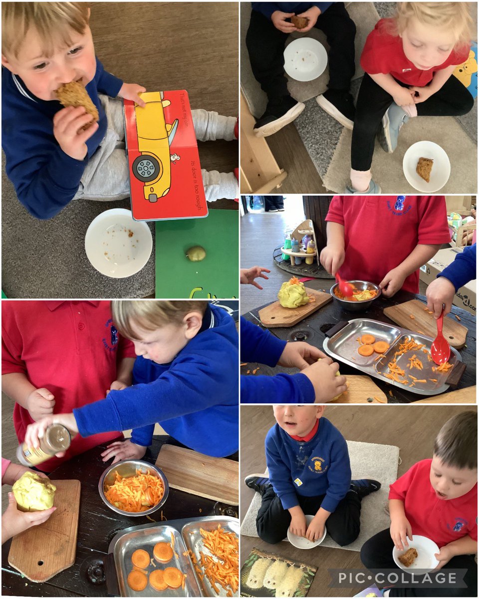 SpringsidePS's tweet photo. One of our children asking to bake a carrot cake led to a day of learning and shared experiences! We took a walk in our community to shop for ingredients, developed our skills in preparing new foods and enjoyed our cake together as we relaxed and shared stories. #childledlearning https://t.co/qNPthqRzKW