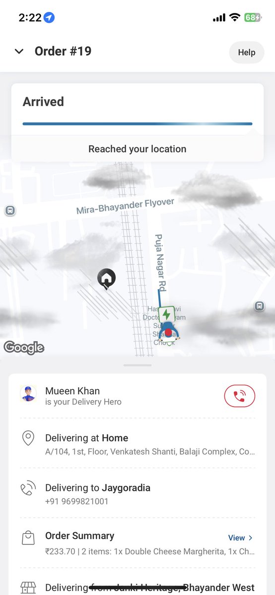 JayGoradia94's tweet photo. @dominos_india @dominos I ordered Pizza at 01:05pm and now its 2:23pm that means more than an hour. But the Pizza is not delivered yet. Store number is not reachable,Delivery boy phone is switch off.
Pathetic service ever https://t.co/aDv65djdC6