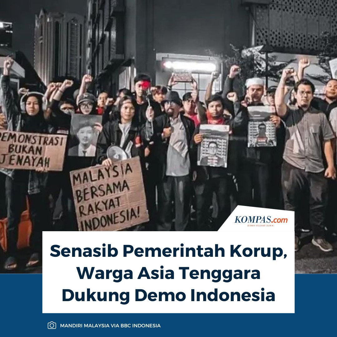 Di Malaysia, sekelompok orang yang tergabung dalam Mandiri Malaysia menggelar unjuk rasa di depan KBRI Kuala Lumpur pada Selasa (2/9). 

Pengarah eksekutif Mandiri Malaysia, Amir Hadi, menyampaikan unjuk rasa tersebut merupakan aksi solidaritas terhadap para demonstran di