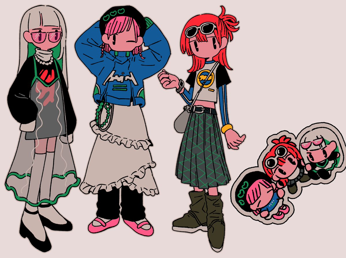 tomiiire's tweet photo. デフォと服    練習 https://t.co/MAJmI3bQpu