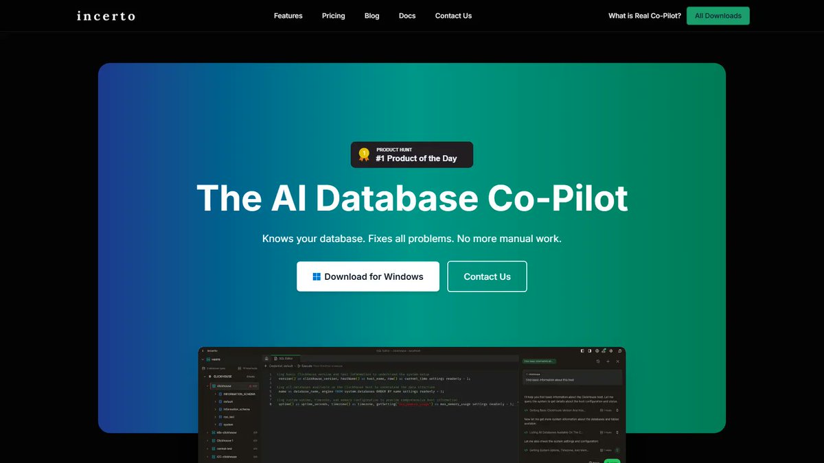 halo_tool's tweet image. Introducing Incerto: an AI-powered database management tool that offers real-time monitoring and anomaly detection to help prevent issues before they impact users. It supports automated query optimization and integrates human-
halotool.com/tool/incerto
#halotool #databasemonitoring