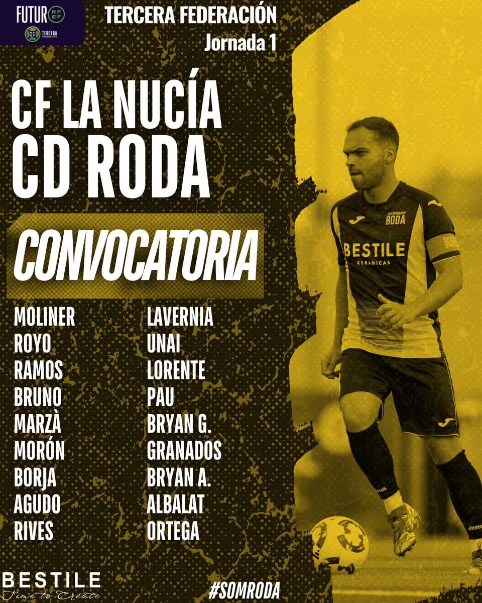 📝 𝐂𝐎𝐍𝐕𝐎𝐂𝐀𝐓𝐎𝐑𝐈𝐀 ⚫️🟡

#LaNucíaRoda #SomRoda