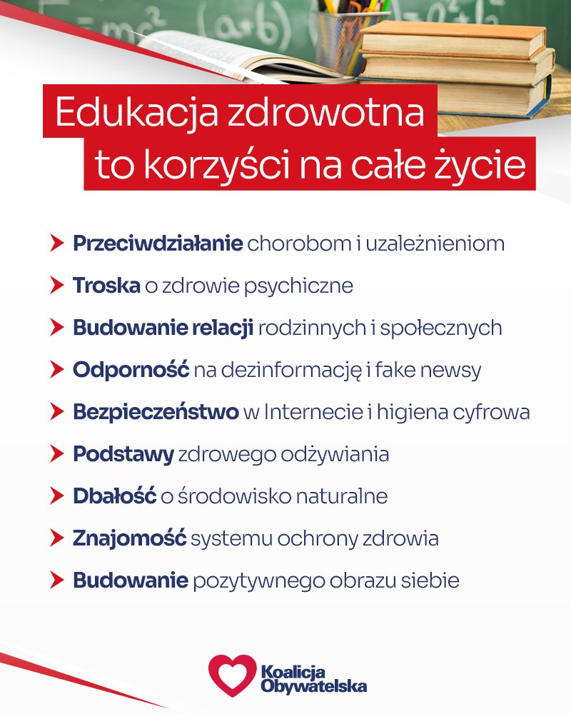 Edukacja zdrowotna to korzyści na całe życie❗️