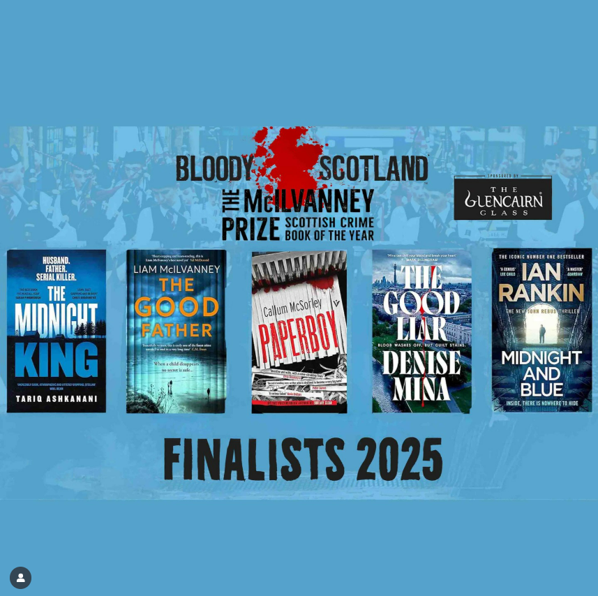 Whakamihi (congrats) to Dunedin author, past Ngaios winner, and <a href="/otago/">University of Otago</a> Professor <a href="/LiamMcIlvanney/">Liam McIlvanney</a>, whose superb THE GOOD FATHER is a finalist for Scottish Crime Book of the Year #McIlvanneyPrize, in fantastic company. Five fab finalists. Winner named next Friday at <a href="/BloodyScotland/">Bloody Scotland</a>