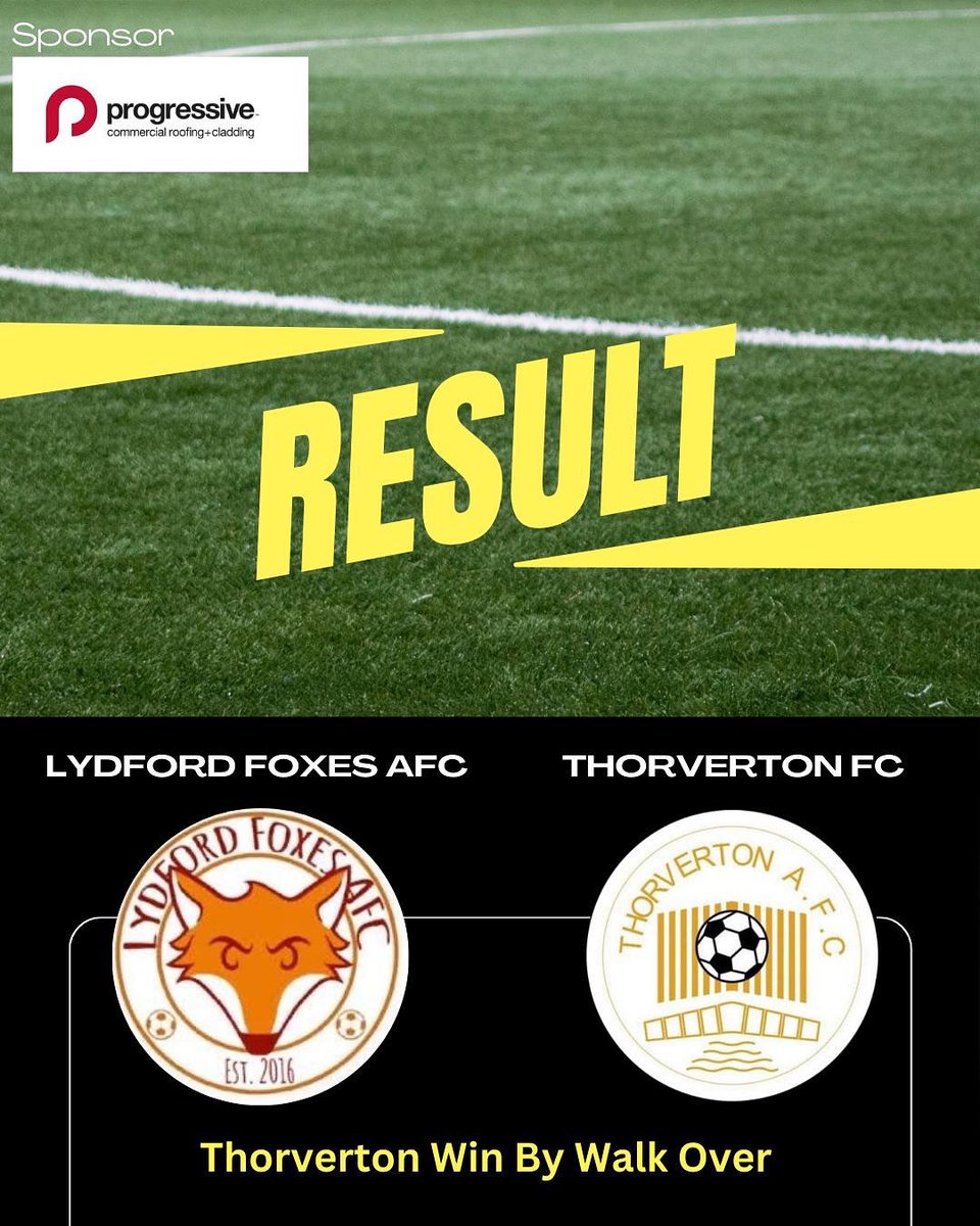 We progress to the 2nd round of the County Cup due to Lydford unfortunately being unable to raise a side 💛🖤

<a href="/swsportsnews/">South West Sports News</a>
