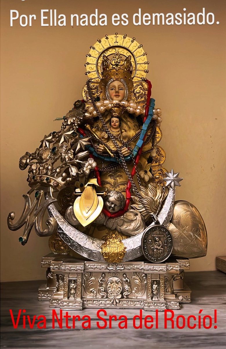 La cosa mi sta sfuggendo di mano. 

#virgenrocio #rocìo