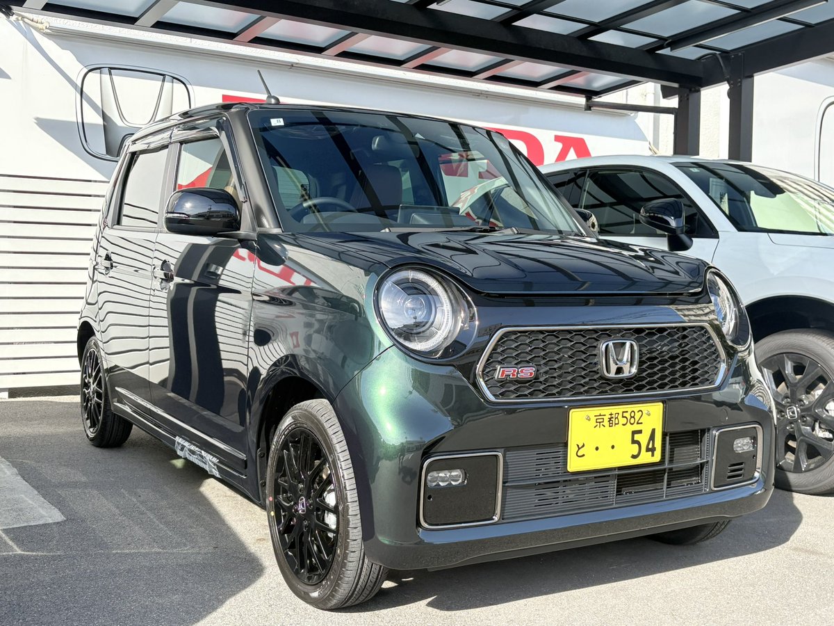 tomoS660ModuloX's tweet image. N-ONE RS無事に納車されました✨️

実はエスロクの時から欲しかったブリティッシュグリーンパール🥰
日中の色の映え方が最高👍

これから乗り倒すぞっ🥳
#NONE