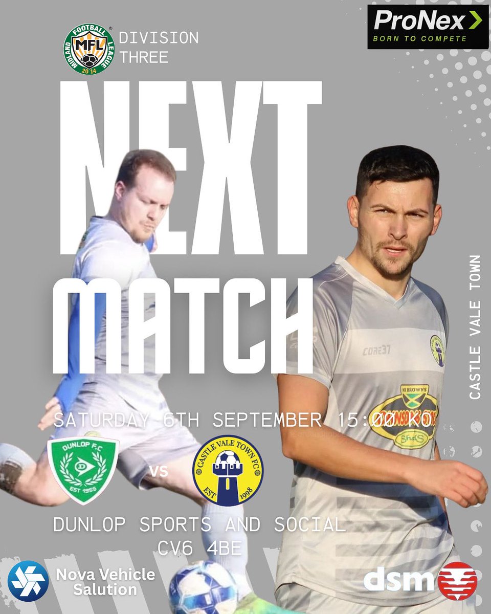 Today we take on <a href="/CoventryDunlop/">CoventryDunlopFC</a> in the league.