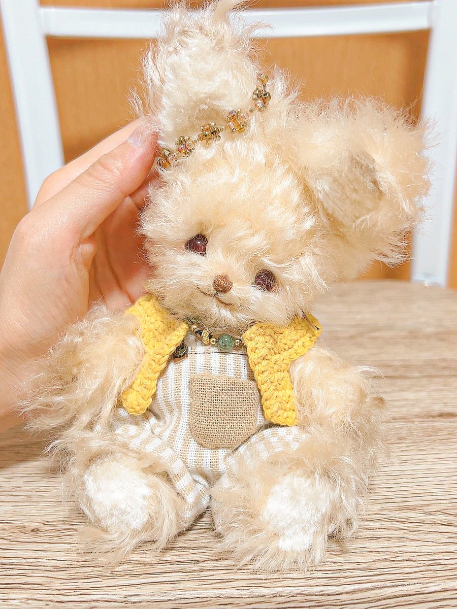 スポンジ2台焼いたら
“ロア”が見に来た🍀*゜
明日は気合い入れるから
手伝ってね𓂃🫧

9月になったし肌寒い日が来る前に
黄色のベスト編んでみた🪡🧶
元気な色が良く似合う🌼

#ぬい撮り #ハンドメイド
#編み物 #お菓子作り