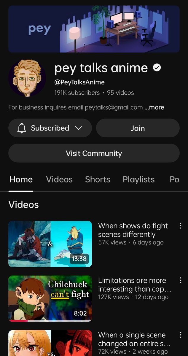 Underrated anituber I think everyone should check out (although he only does frieren and dunmeshi vids for the most part)