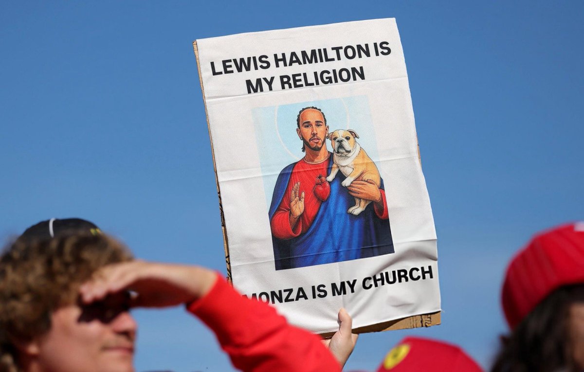 “Lewis Hamilton is my religion. Monza is my church.”