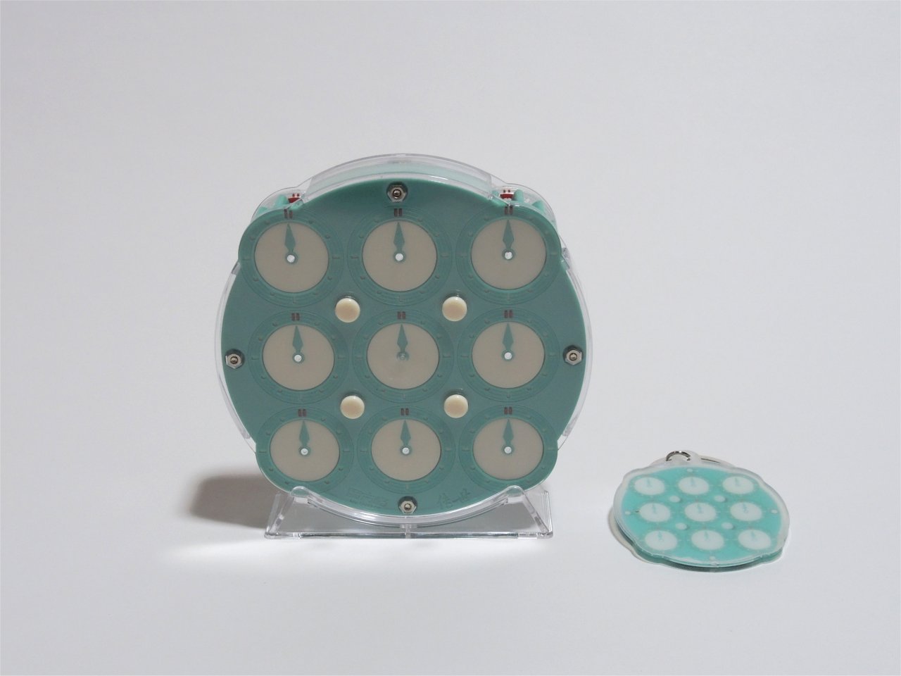 限定版」QiYi 磁気マジック ルービックキューブクロック「エメラルド色」