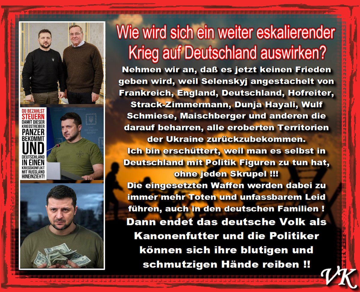 Nehmen wir an, daß es jetzt keinen Frieden  in der Ukraine geben wird !?