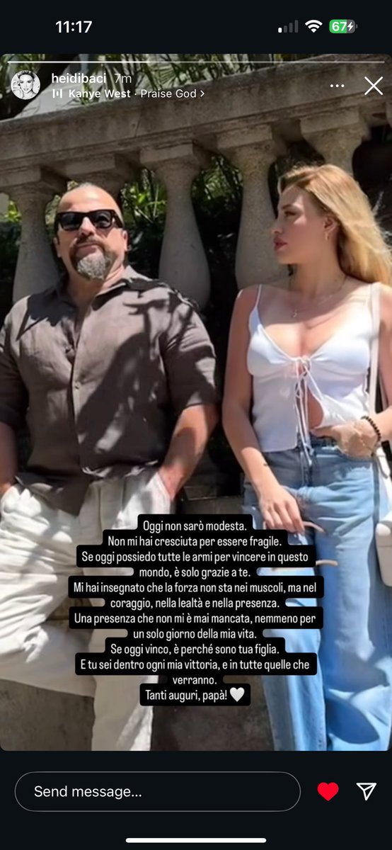 Sei dentro ogni mia vittoria..