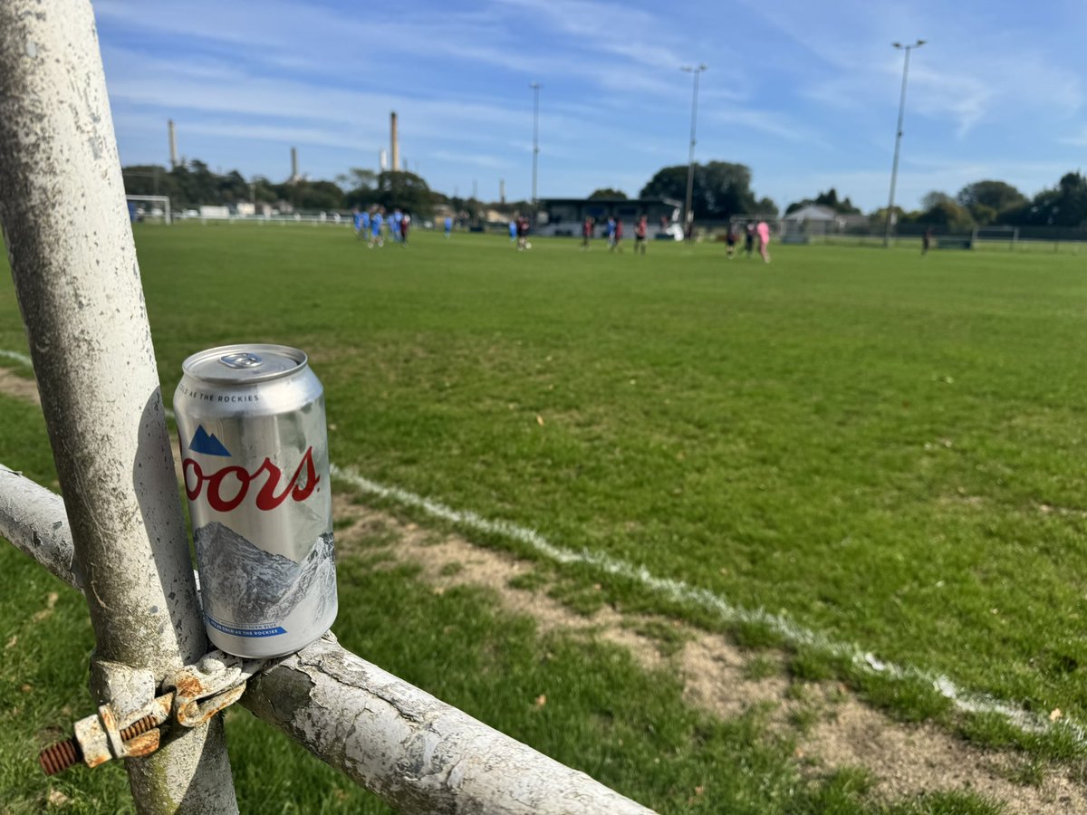 Beer and football 

<a href="/FawleyFC/">Fawley AFC</a> vs <a href="/afcaldermaston/">AFC Aldermaston</a>