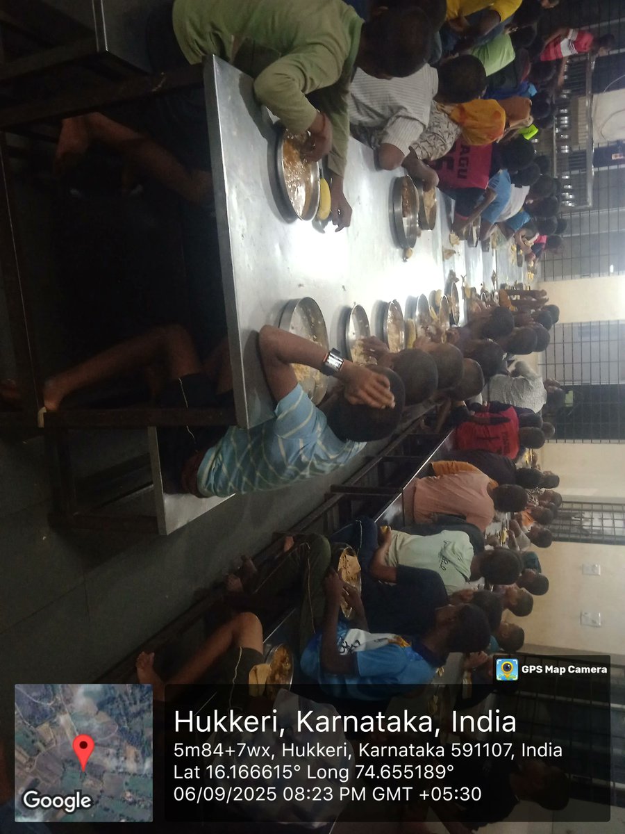 Dinner photos  #SocialAudit_SWDMeals #SocialWelfare_Karnataka