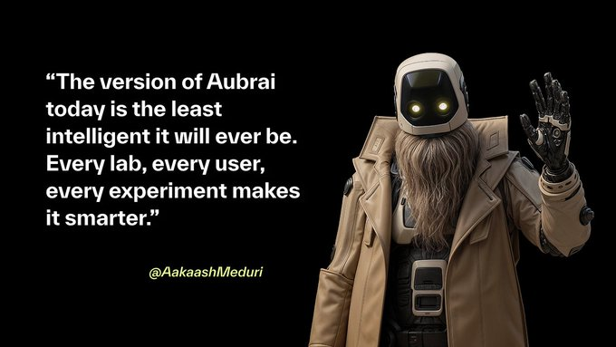 AI × Longevity × Crypto

The launch of <a href="/Aubrai_/">Aubrai</a>  marks a new era where AI agents meet DeSci 🧬

Built with knowledge graphs, 45M+ papers, and Aubrey de Grey’s insights, it’s not just a chatbot – it’s a digital co-scientist.

With $AUBRAI fees fueling RMR2’s $6M study, science is