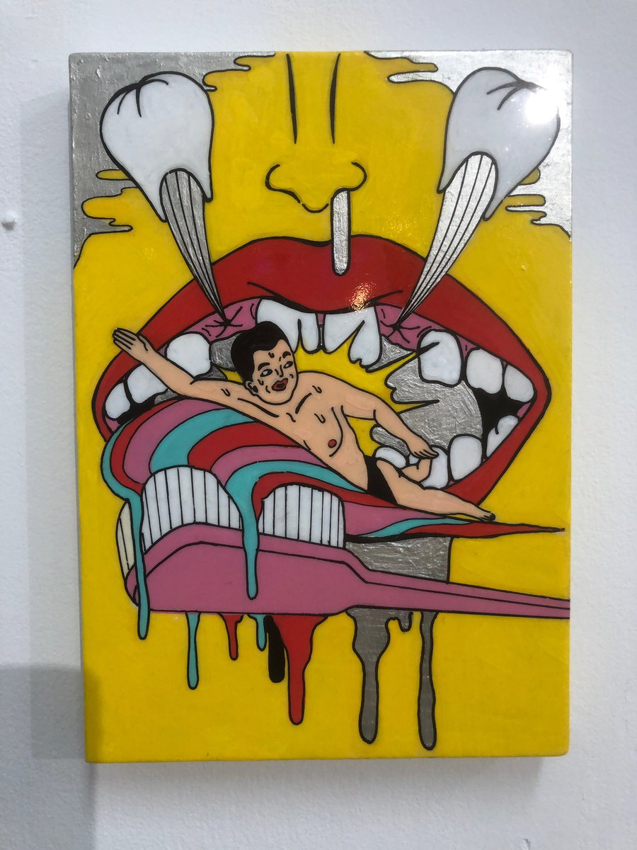 松田光市個展「夏が来るたび想い出す」
どの展示作品も良いのだが、これは見るほど惹きつけられる。
<a href="/ttu_ko/">松田 光市</a> 
<a href="/WISH_LESS/">WISH LESS</a>