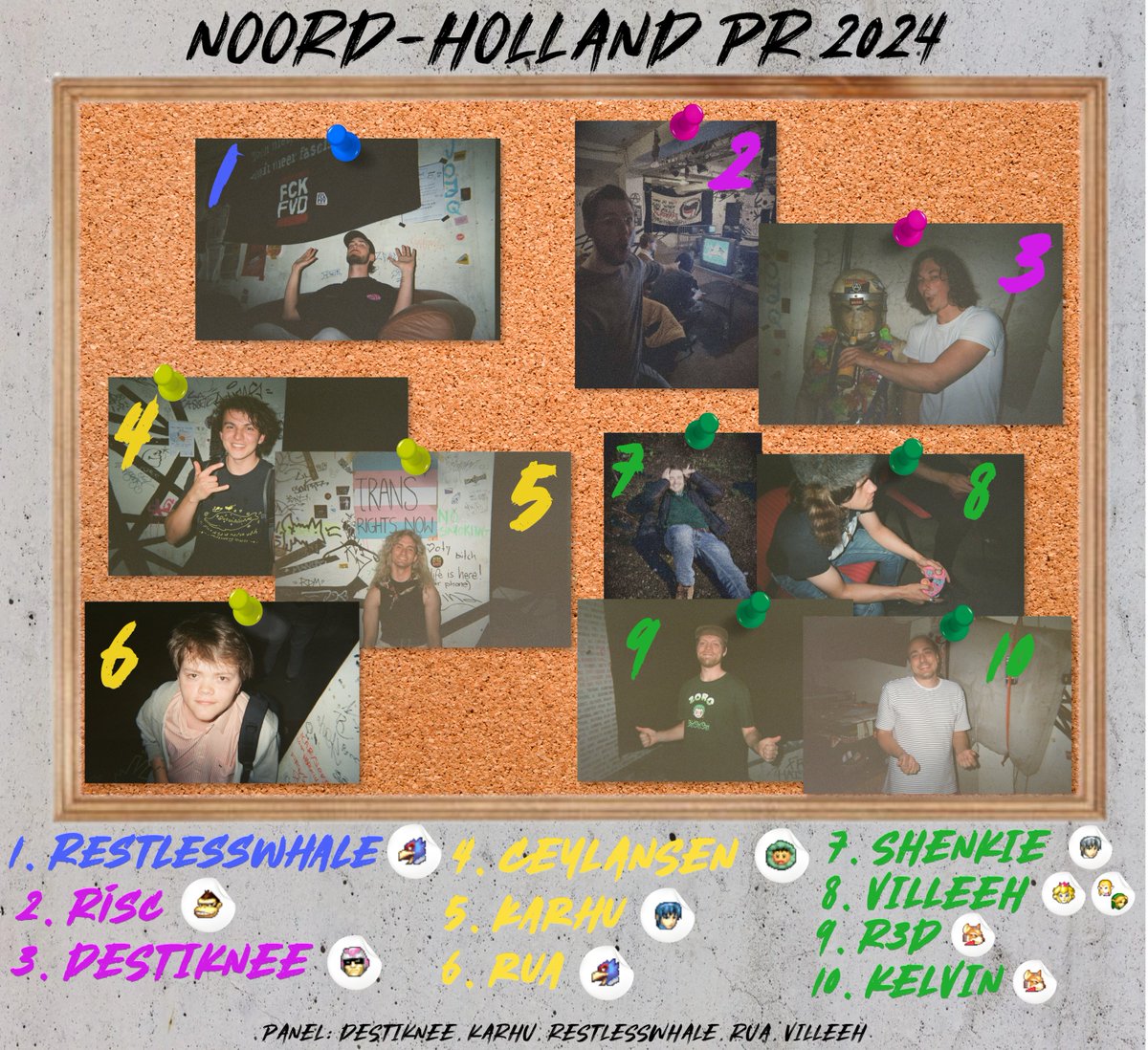 With a slight delay due to a busy schedule, the Noord-Holland 2024 PR is finally here! 

Congrats to everyone that made it, y'all continue to impress me with your improvement over these past few years 🥹

P.S. whale number 1 but im a humble genius so i won't even mention it