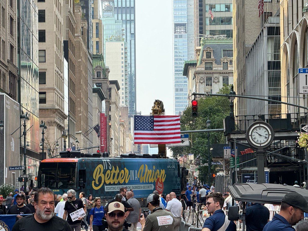 The 2025 NYC Labor Day Parade is officially underway!