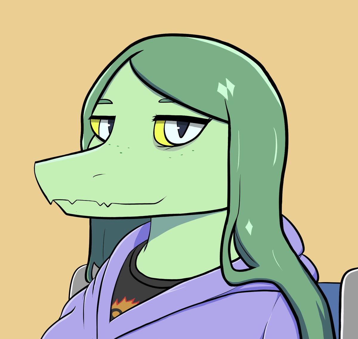 I drew Olivia with Fang’s hairstyle!

#IWaniHugthatGator #Iwanihugthatgatorart #snootgameart