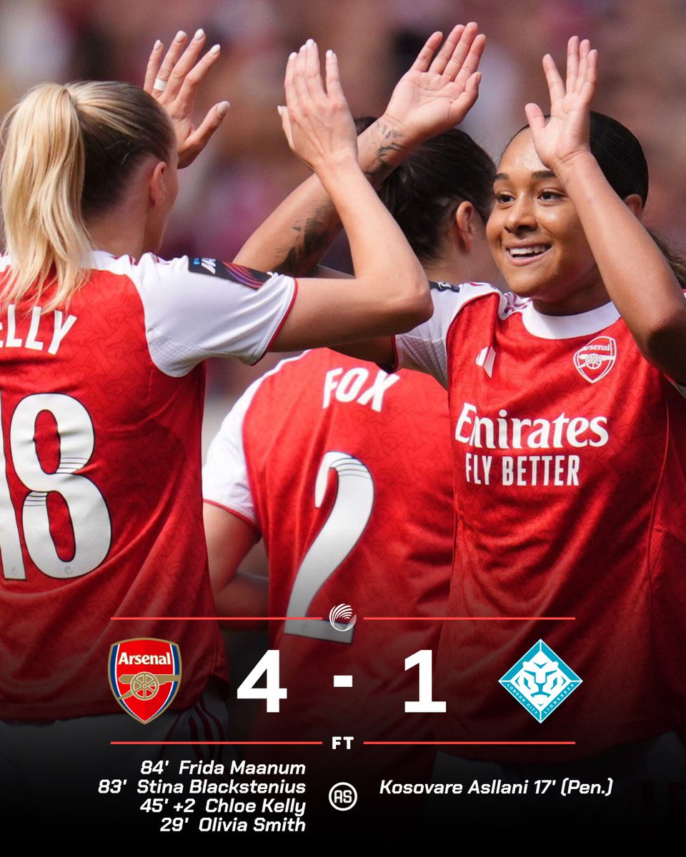 Arsenal 4-1 London City Lionesses

The Gunners begin their WSL campaign with a big win at the Emirates #ARSLCL