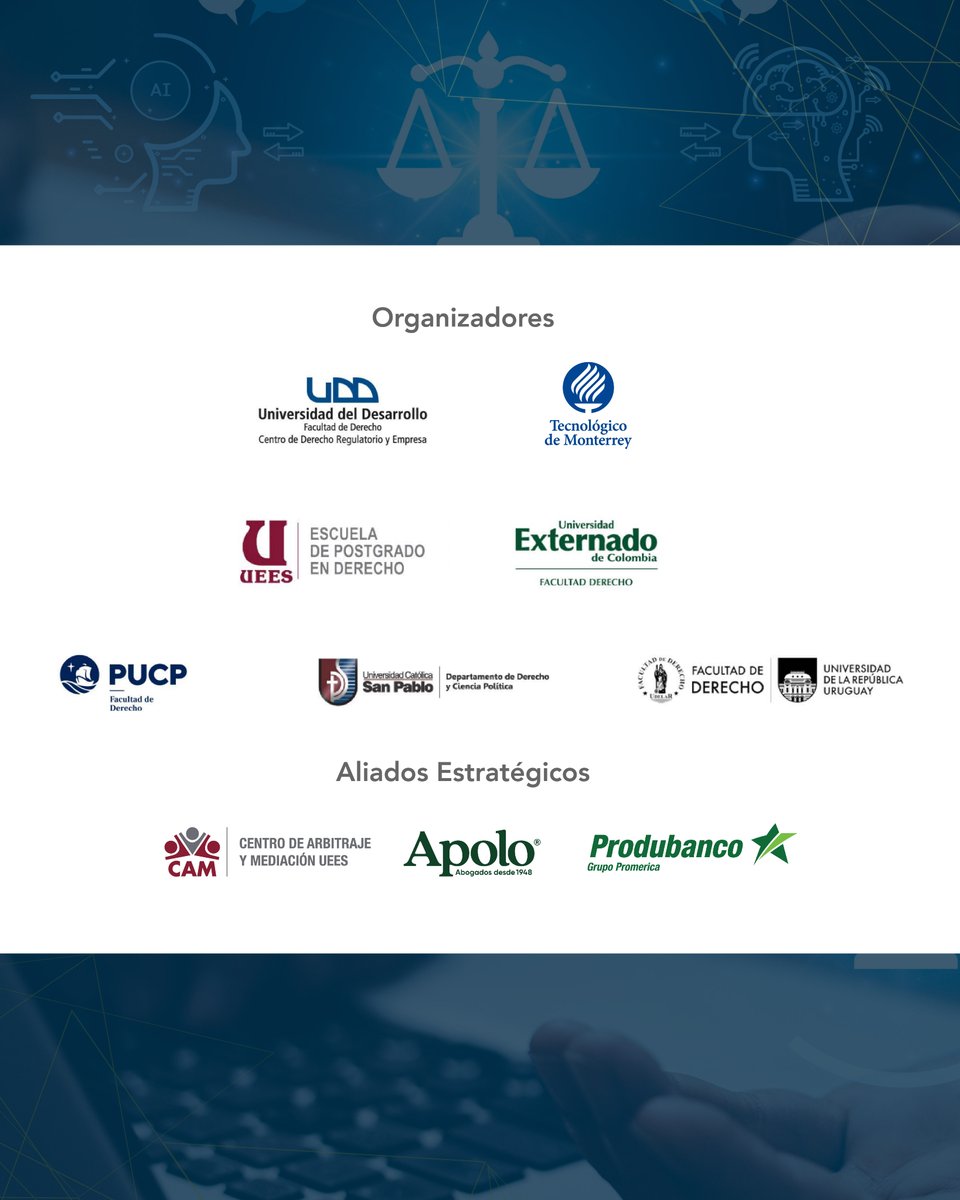 uees_ec's tweet photo. 🌍 II Jornadas Latinoamericanas de Derecho y Tecnología. Inteligencia Artificial, Ética y Responsabilidad.
🗓️ 9 y 10 de septiembre
📍 Campus @uees_ec 🇪🇨
🗣️ 100 expositores de distintos países.
⭕️ 25 paneles simultáneos.
#IALATAMUEES https://t.co/iPUNZW5pBS