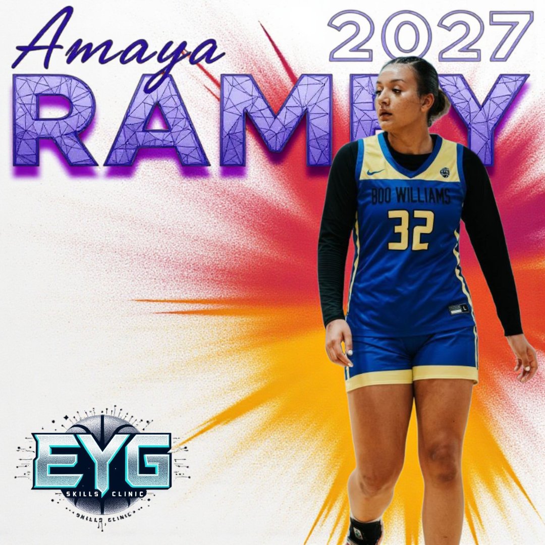 EYGInvitational's tweet image. Excited to welcome 2027 Amaya Ramey to the EYG clinic! Amaya holds multiple D1s and is a force inside/out. Has an elite motor and is ready to compete! #whosnext⁉️ #eygclinic #ironsharpensiron #compete #development